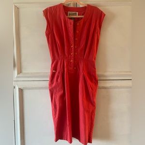 Vintage Gitano Dress (some sun fading on tops of shoulders where hanging)